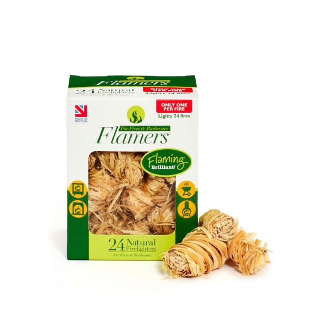 Flamers Natural Firelighters - Box 24